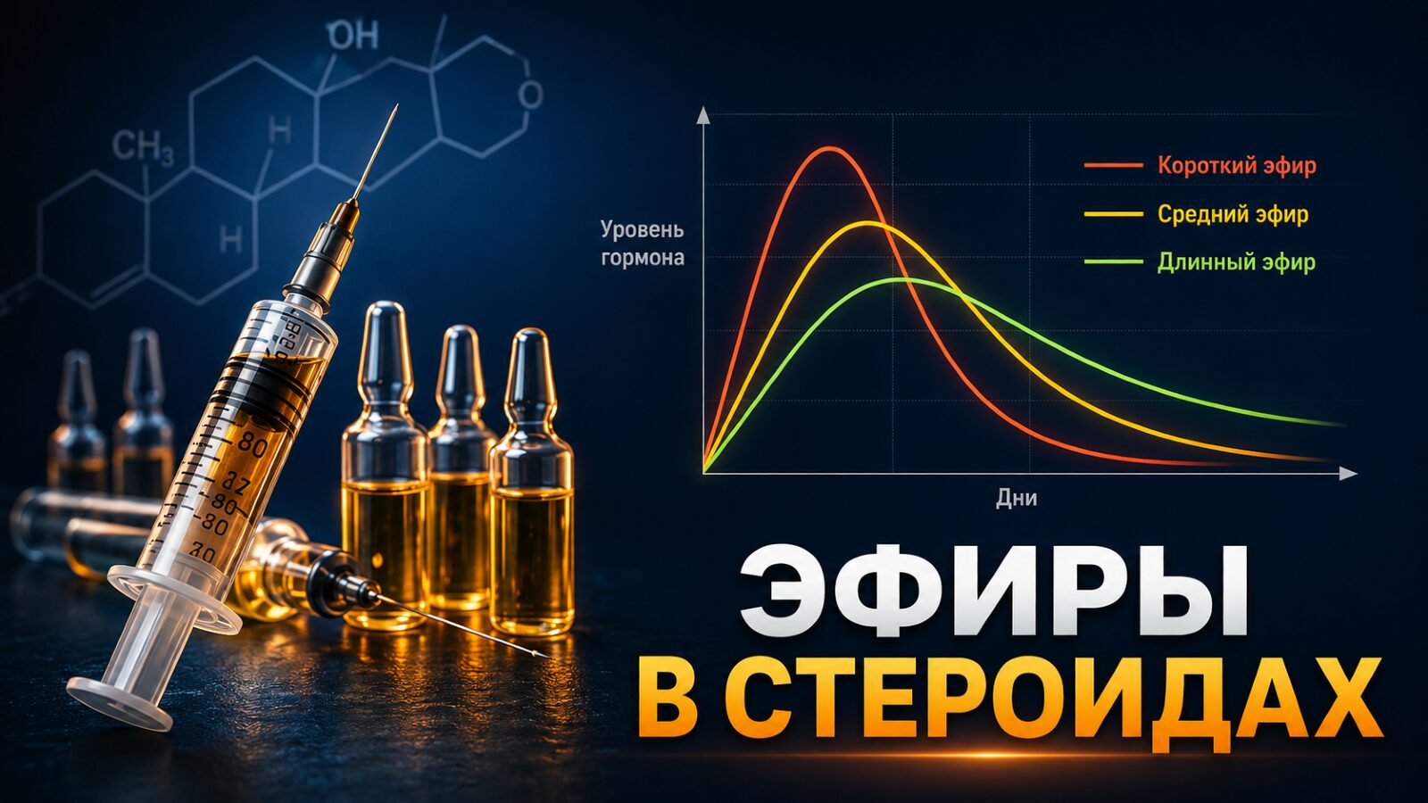 Обложка статьи «Эфиры в анаболических стероидах: полный разбор»