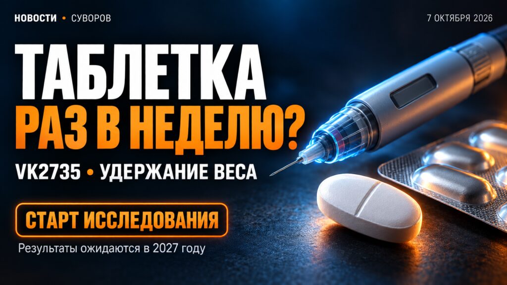 Похудел на уколах. А дальше — таблетка раз в неделю?