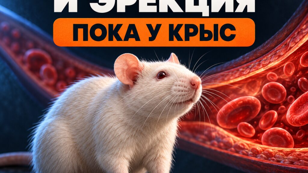 Аторвастатин помог эрекции. Пока у крыс