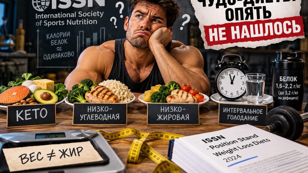 ISSN обновило позицию по похудению: чудо-диета опять не нашлась