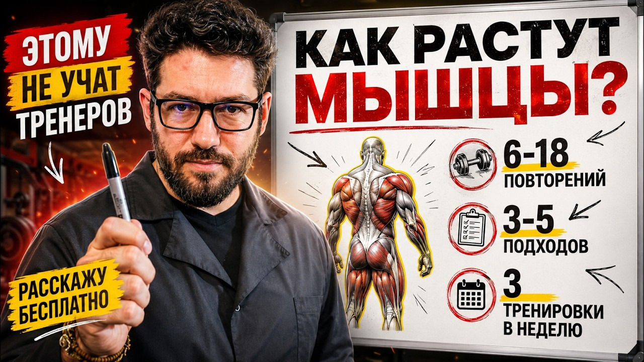ВИДЕО: Почему растут мышцы? 
